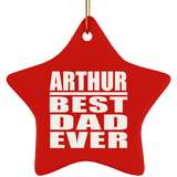 Arthur Best Dad Ever - Star Ornament