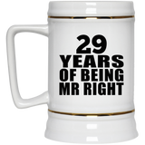 29th Anniversary 29 Years Of Being Mr Right - Beer Stein
