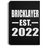 Bricklayer Established EST. 2022 - Canvas Portrait