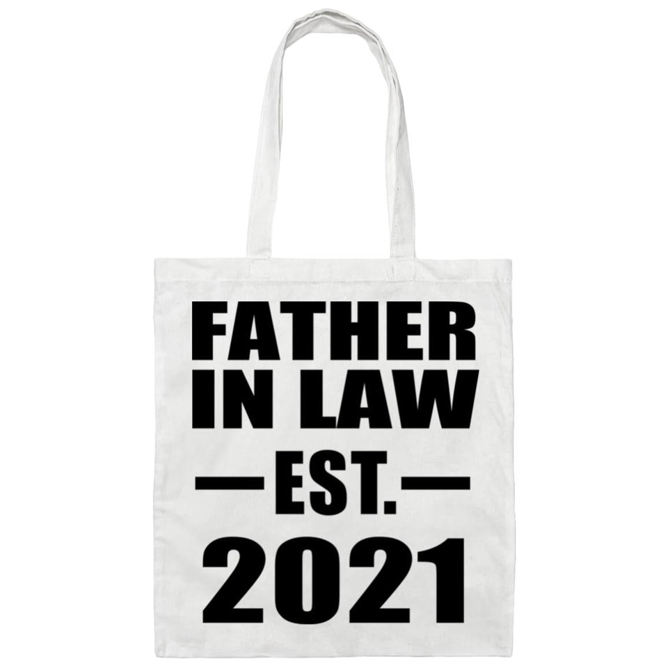 Father In Law Established EST. 2021 - Tote Bag White