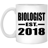 Biologist Established EST. 2018 - 11 Oz Coffee Mug