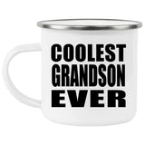 Coolest Grandson Ever - 12oz Camping Mug