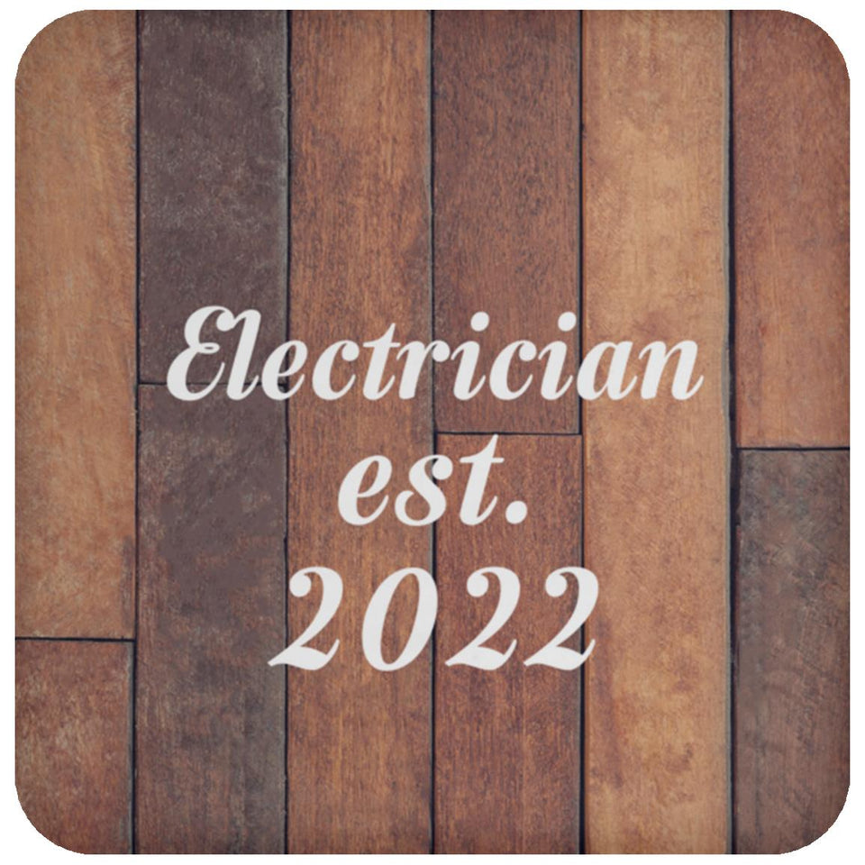 Electrician Established Est. 2022 - Drink Coaster E