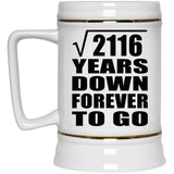 46th Anniversary Square Root of 2116 Years Down Forever To Go - Beer Stein