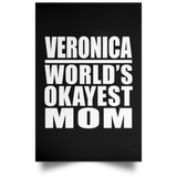 Veronica World's Okayest Mom - Poster Portrait
