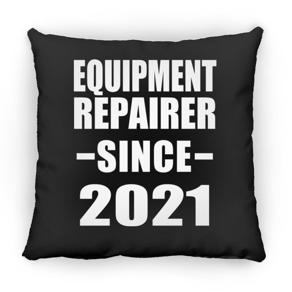 Equipment Repairer Since 2021 - Throw Pillow Black