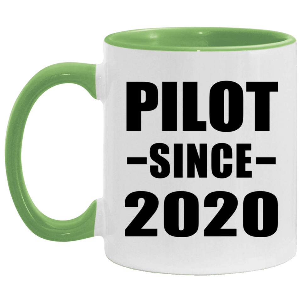 Pilot Since 2020 - 11oz Accent Mug Green