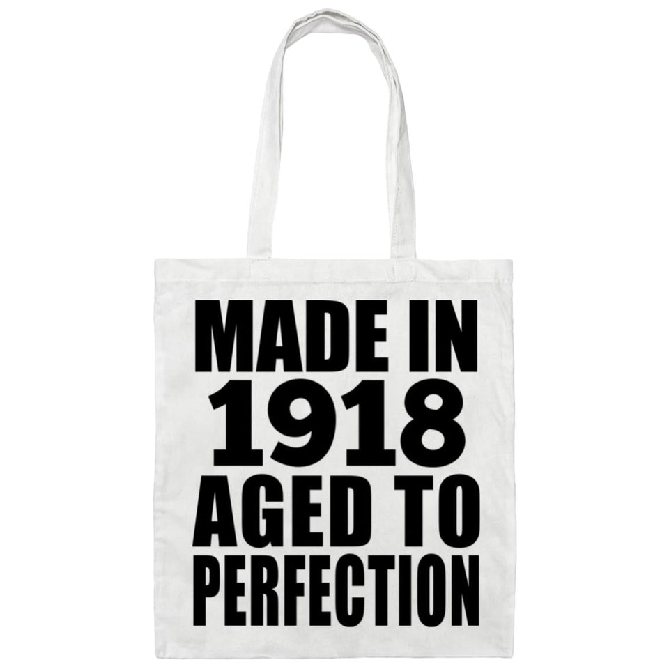 106th Birthday Made In 1918 Aged To Perfection - Tote Bag White