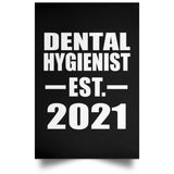 Dental Hygienist Established EST. 2021 - Poster Portrait