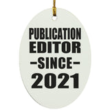 Publication Editor Since 2021 - Oval Ornament