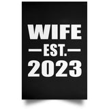 Wife Established EST. 2023 - Poster Portrait