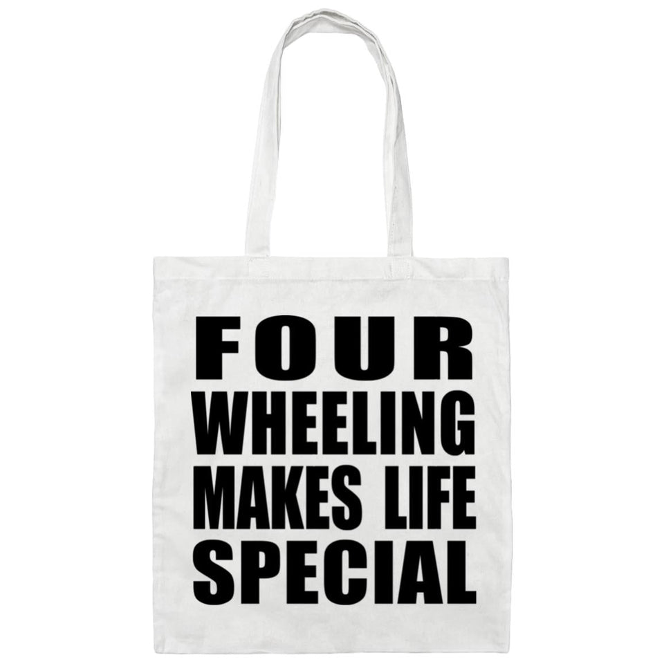 Four Wheeling Makes Life Special - Tote Bag White