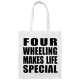Four Wheeling Makes Life Special - Tote Bag White