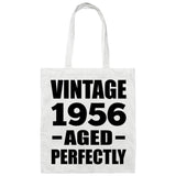 68th Birthday Vintage 1956 Aged Perfectly - Tote Bag White
