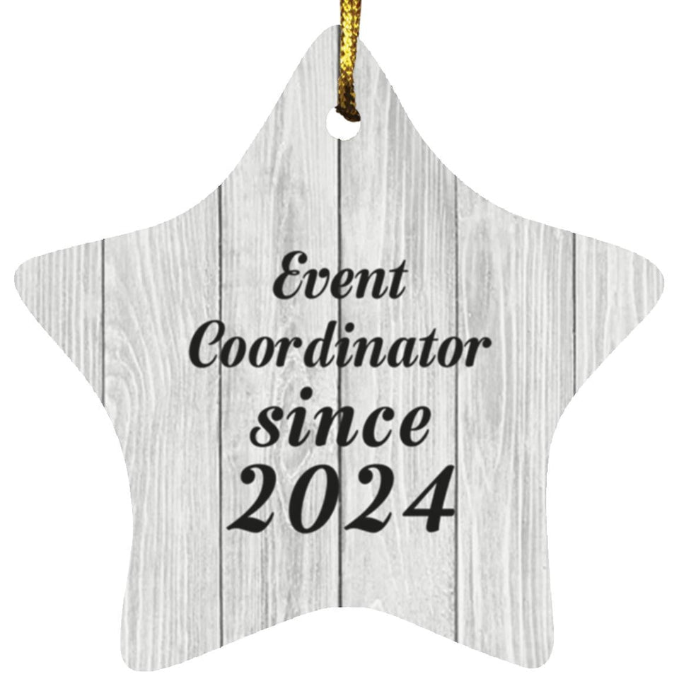 Event Coordinator Since 2024 - Star Ornament F