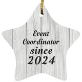 Event Coordinator Since 2024 - Star Ornament F