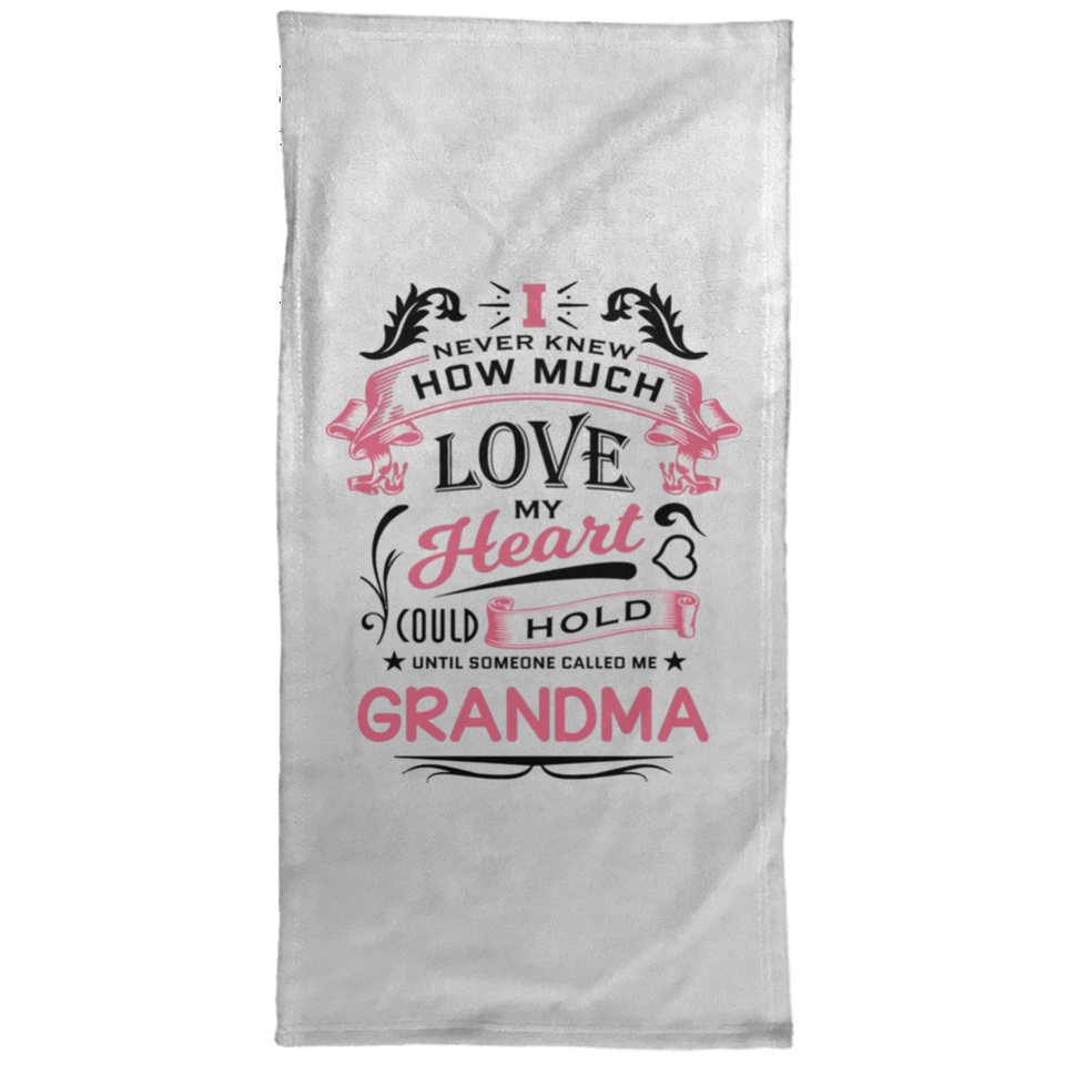 How Much Love Could Hold Until Called Me Grandma - Hand Towel