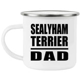 Sealyham Terrier Dad - 12oz Camping Mug