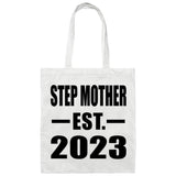 Step Mother Established EST. 2023 - Tote Bag White