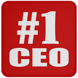 Number One #1 CEO - Drink Coaster
