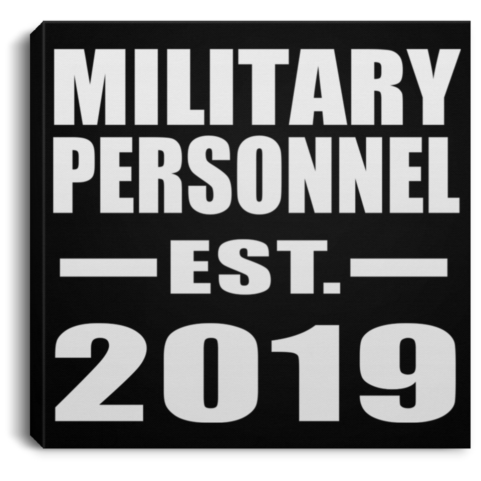 Military Personnel Established EST. 2019 - Canvas Square