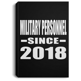Military Personnel Since 2018 - Canvas Portrait