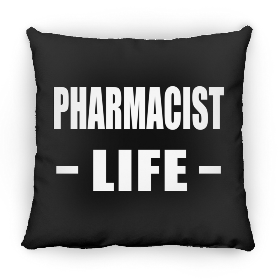 Pharmacist Life - Throw Pillow Black