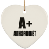 A+ Anthropologist - Heart Ornament