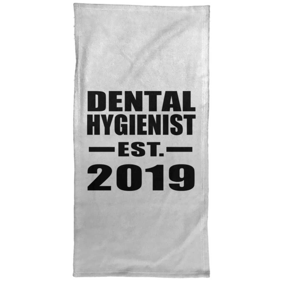 Dental Hygienist Established EST. 2019 - Hand Towel