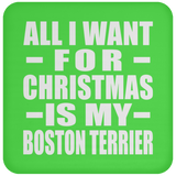 All I Want For Christmas Is My Boston Terrier - Coaster