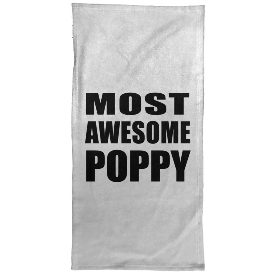 Most Awesome Poppy - Hand Towel