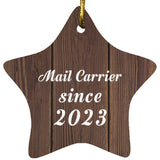 Mail Carrier Since 2023 - Star Ornament D