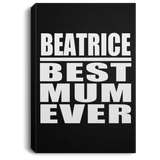 Beatrice Best Mum Ever - Canvas Portrait