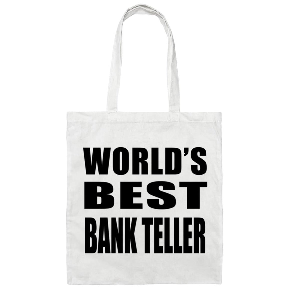World's Best Bank Teller - Tote Bag White