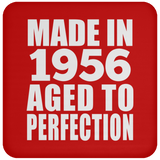 68th Birthday Made In 1956 Aged to Perfection - Drink Coaster