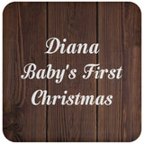 Diana Baby's First Christmas - Drink Coaster D