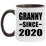 Granny Since 2020 - 11oz Accent Mug Black