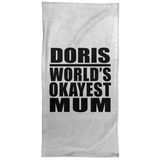 Doris World's Okayest Mum - Hand Towel