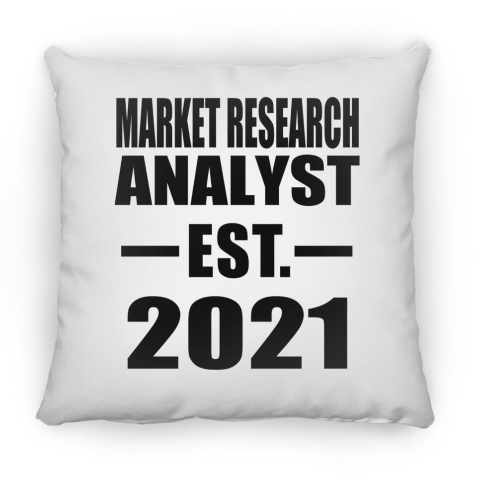 Market Research Analyst Established EST. 2021 - Throw Pillow