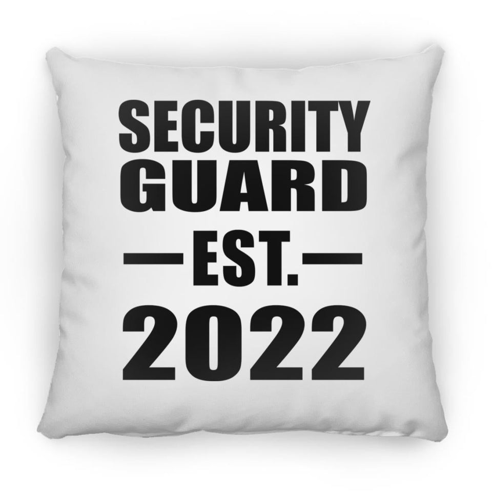 Security Guard Established EST. 2022 - Throw Pillow