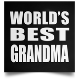 World's Best Grandma - Poster Square