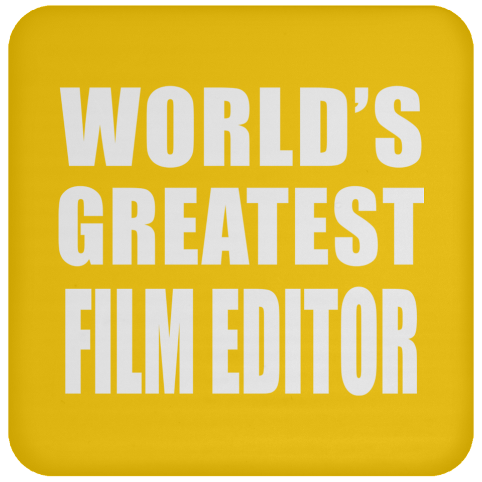 World's Greatest Film Editor - Drink Coaster
