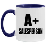 A+ Salesperson - 11oz Accent Mug Purple