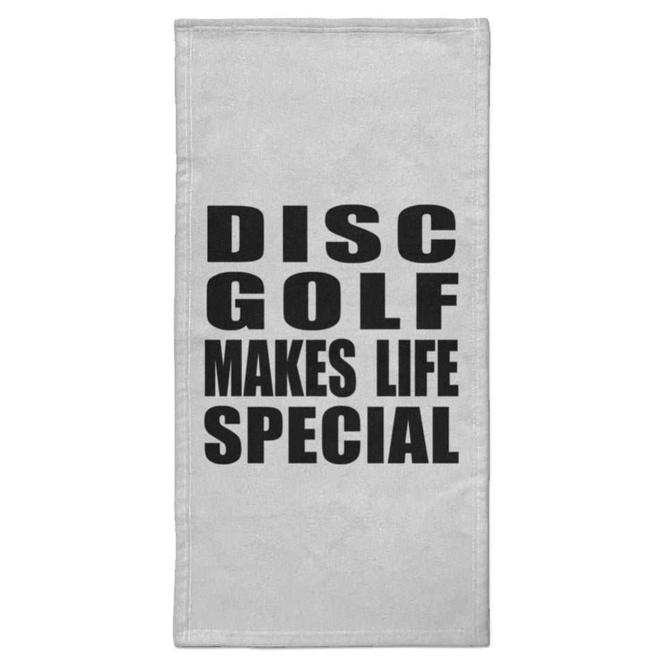 Disc Golf Makes Life Special - Hand Towel