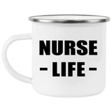 Nurse Life - 12oz Camping Mug