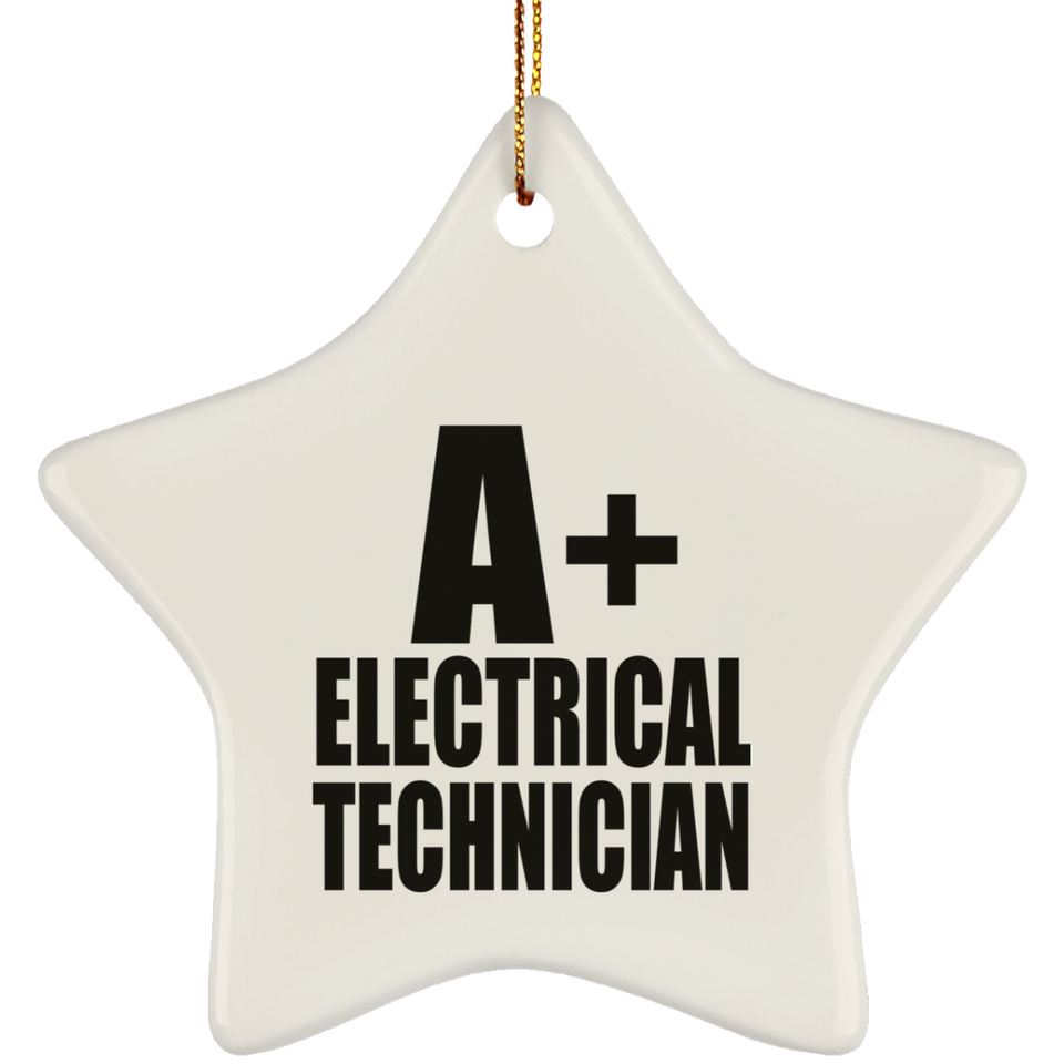 A+ Electrical Technician - Star Ornament
