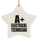 A+ Electrical Technician - Star Ornament