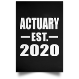 Actuary Established EST. 2020 - Poster Portrait