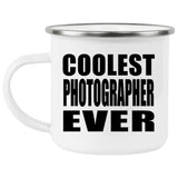 Coolest Photographer Ever - 12oz Camping Mug