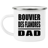 Bouvier Des Flandres Dad - 12oz Camping Mug